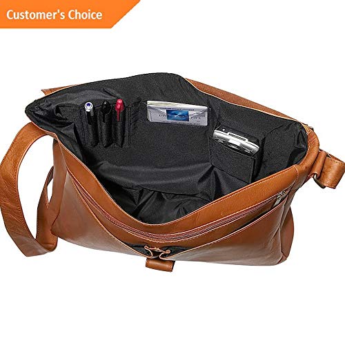 Sandover David King Co. East/West 1/2 Flap Messenger 3 Colors Messenger Bag NEW | Model LGGG - 6314