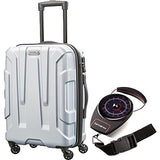 Samsonite Centric Hardside 28" Luggage Silver (102690-1776) With Samsonite Portable Luggage Scale