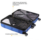 Expandable Spinner Luggage Set,TSA lightweight Hardside Luggage Sets, 20" 24"28 inches Luggage