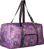 Vera Bradley Women's Packable Duffel Bag Lavender Dandelion One Size