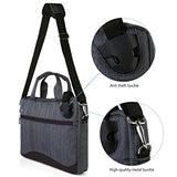 VanGoddy Wave Slim Charcoal Anti Theft Messenger Bag for Dell Latitude/Inspiron / Precision