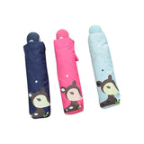 FakeFace Cute Cartoon Deer Flower Printed Travel Tote Mini Sun/Rain/Windproof Umbrella Auto Open&Close Compact Umbrella,Super Quality