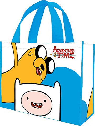 Vandor 13173 14 By 4 By 15-Inch Adventure Time Recycled Shopper Tote Bag, Large, Multicolored