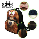 Crazytravel Felt Children Small Book Backpack School Bag 3D Printing