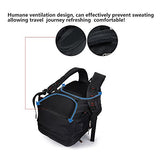 Augur Travel Gear Backpack Travel Bags Rucksack Backpacks Hiking Bags (Black)