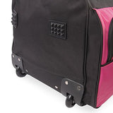 Pacific Coast Signature 30" Large Rolling Duffel Bag, Pink