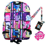 My Little Pony Backpack With Lanyard And Keychain Charm (Comic Strip Version)
