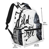 Multi leisure backpack,Panther Watercolor Painting Predator Animals, travel sports School bag for adult youth College Students