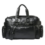 Berchirly Mens Messenger Laptop Bag Business Travel Duffel Weekender Bag Black