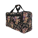 World Traveler Classic 4-Piece Rolling Expandable Spinner Luggage Set, Floral