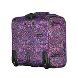 Olympia Under The Seat Carry-on, Purple Paisley