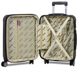 Dejuno ABS Series 3-pcs Expandable Hardside Spinners w/Built In TSA Lock Luggage Set 28, 24 & 20