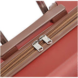 AmazonBasics Vienna Luggage Expandable Suitcase Spinner, 20-Inch Carry-On, Red