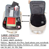 Himawari School Functional Travel Waterproof Backpack Bag For Men & Women | 14.9"X11.1"X5.9" |