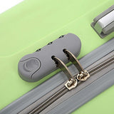 The Green Brio Thick Rib 3-Piece Hardside Spinner Luggage Set
