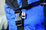 Dynotag Web/Gps Enabled Qr Code Smart Micro Zipper Tags - 3 Identical+Snaphooks