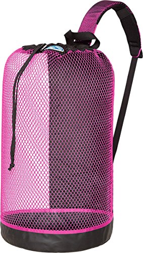 Stahlsac B.V.I. Mesh Backpack - Black/Pink