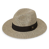 Wallaroo Womens Josie Sun Hat - Lightweight and Breathable Sun Hat - UPF 50+ (Mixed Black)
