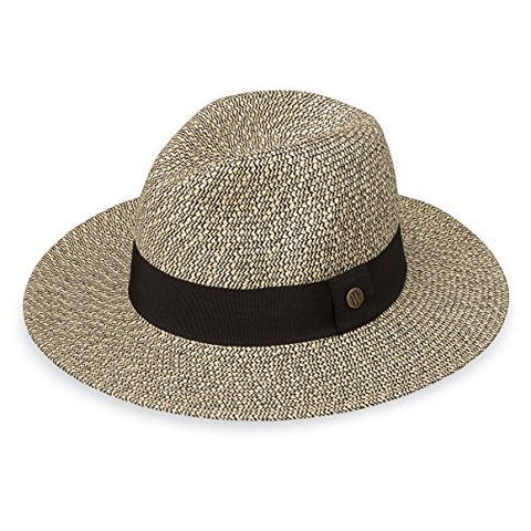 Wallaroo Womens Josie Sun Hat - Lightweight and Breathable Sun Hat - UPF 50+ (Mixed Black)