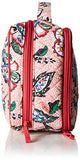 Vera Bradley womens Iconic Large Blush & Brush Case, Signature Cotton, Stitched Flowers, One Size