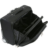 Pacific Coast Rolling Laptop Business Briefcase, Black
