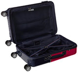 Tommy Hilfiger Duo Chrome 24" Spinner, Luggage, Pink/Navy