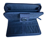 Vera Bradley Turnlock Wallet, Carbon Gray