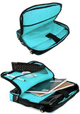 Vangoddy Pindar Aqua Blue Messenger Bag W/ Usb Hub And Wireless Mouse For Asus Transformer Book /