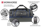 ful Workhorse 30-Inch Rolling Duffel Bag (Black And Blue)