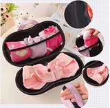 Travel Bra Packing Organizer Case/Underwear/Lingerie/Panties/Bikinis/Bra sizes: 30A-36C by THE COOL BRA (Pink)