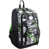 Fuel Double Pocket School Backpack, Urban Grid