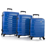Heys America Helios 3-Piece Hardside Spinner Set Blue
