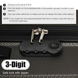 Luggage 3 Piece set ABS Hardshell with Spinner Durable and Lightweight 3 PC Suitcase sets 20 24 28 inch, Free Backpack Inside (Dark Grey)