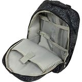 Baggallini Wheeled Laptop Backpack, Onyx Floral