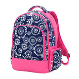 Reinforced Design Water Resistant Backpack and Lunch Sack Set (2 Piece, Riley)