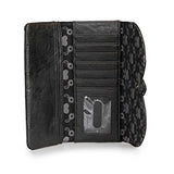 Loungefly Black Owl with Heart Eyes Face Wallet