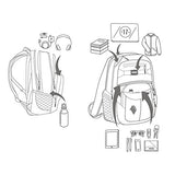 Nitro Casual Daypack, Blue Steel, 23 x 38 x 52 cm