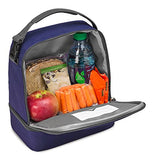 High Sierra Stacked Compartment Lunch Bag, True Navy/Mercury