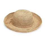 Wallaroo Hat Company Women's Catalina Sun Hat - Handwoven Twisted Raffia Sun Hat, Natural