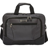 Kenneth Cole Reaction Top Zip 15.6" Laptop Case Briefcase, Charcoal Computer