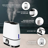 Everlasting Comfort Ultrasonic Humidifier (6L) - Built-In Oil Diffuser, High Mist Output,