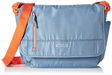 Vera Bradley Women's Lighten Up Laptop Messenger, Mineral Blue