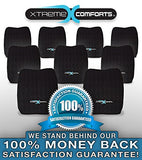 Memory Foam Back Cushion - Designed For Back Pain Relief - Lumbar Support Pillow With Premium