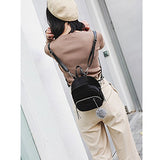 Clearance Sale! Zomusa Women Girls Fashion Mini Backpack Shoulder Bag Solid School Bags With Fur