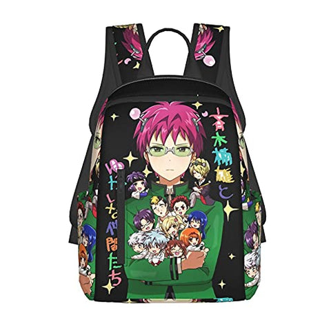 The Disastrous Life Of Saiki K Anime Backpacks, Travel Backpacks, Work Backpacks, Laptop Bags