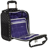 Kenneth Cole Reaction Dot Matrix Wheeled Underseater / Carry-On, Black
