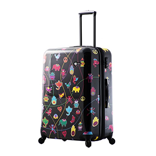 Mia Toro Mistico Hardside 28 Inch Spinner-Black