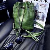 Women Bag, Gillberry New Handbag Shoulder Tassel Messenger Bag Purse Satchel (Green)