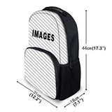 JACINTAN Adult Mens Hiking Backpacks Marijuana Weed Leaf Printing Oudoor Big Backpack