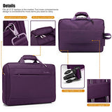 Coolbell 17.3 Inches Convertible Laptop Messenger Bag Oxford Cloth Shoulder Bag Backpack